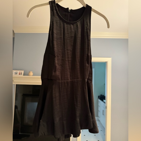 Urban Outfitters Silence + Noise / Satin Peplum Top - Picture 2 of 5